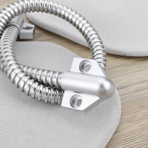 2 conductos flexibles de acero inoxidable de 408 mm para cables de control de acceso y puertas 7