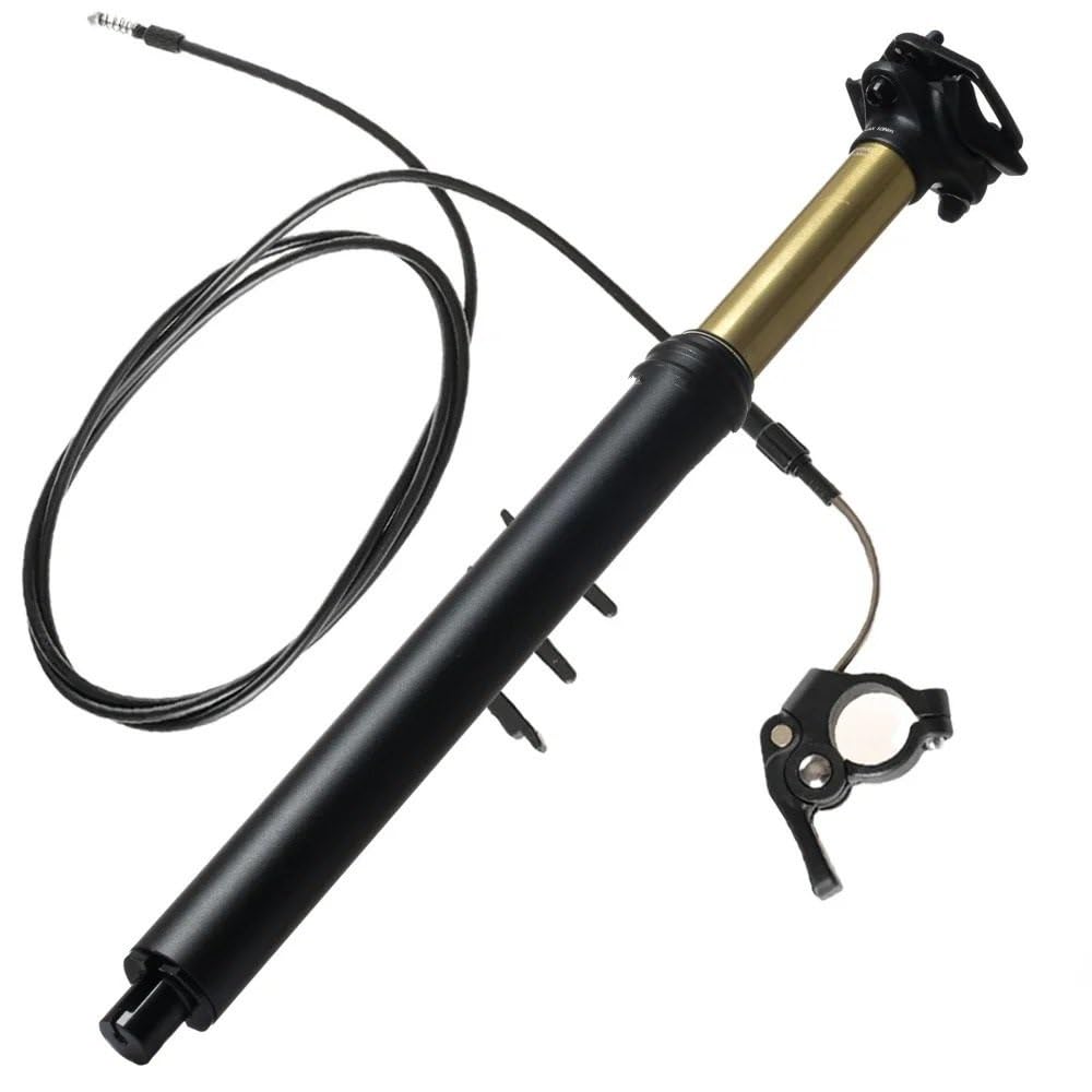 Sattelstütze Für Zoom Fahrradsattelstütze MTB MTB sattelstütze | 27,2 mm 31,6 mm Aluminium-Innen-Außengriff-Drahtsteuerung 100 mm