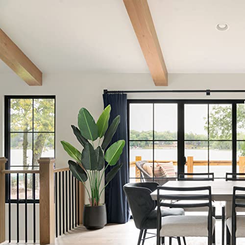 Floworld Bird Of Paradise Artificial Plant 5Ft Tall Fake Plants With 10 Trunks Faux Banana Leaf Plant In Pot Decorative House Plants Tropical Palm Plant For Home Office Decor Indoor Outdoor #TOP6