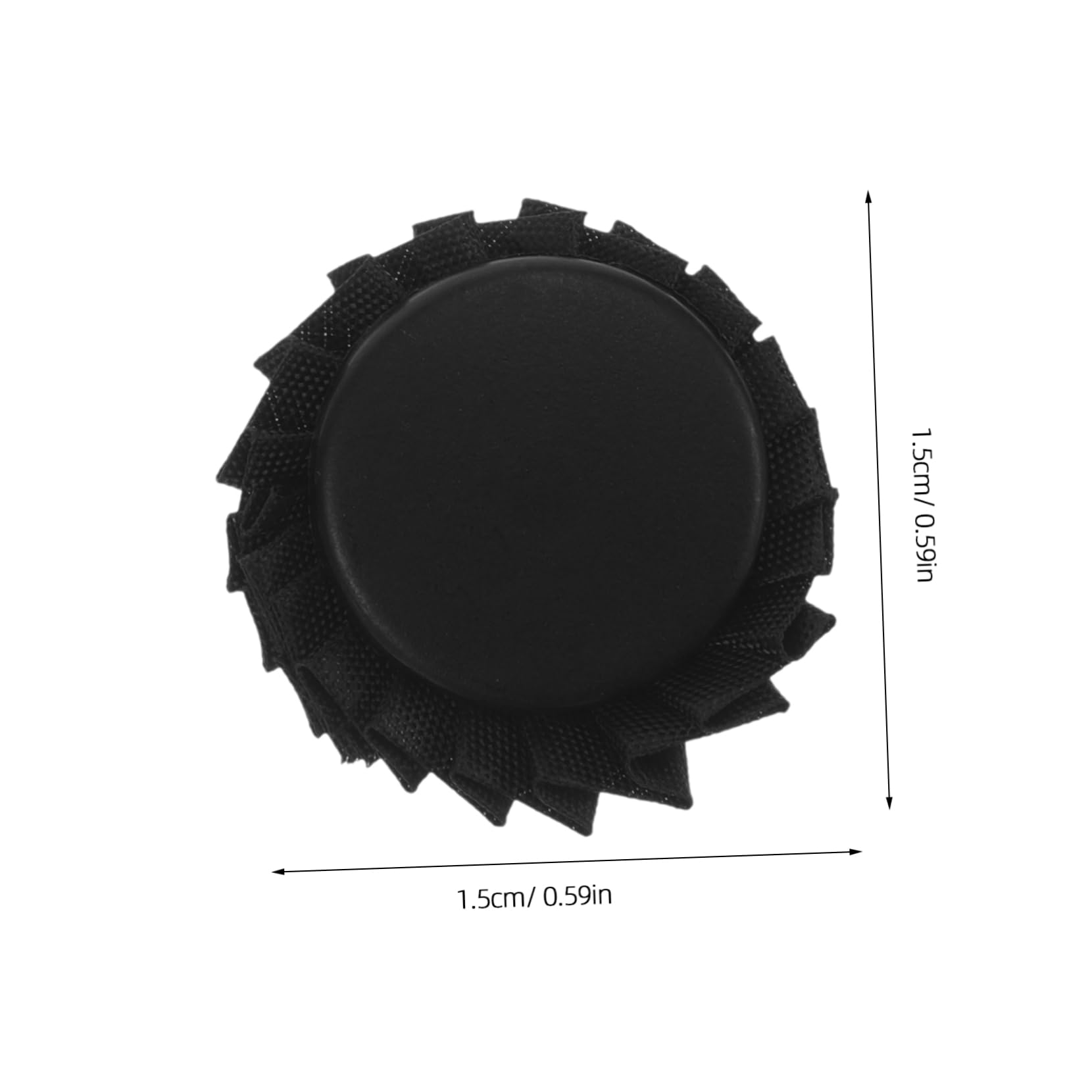GALPADA accesorios para paraguas protector de punta de paraguas accesorios para sombrillas cubierta de la punta del cubierta superior del el plastico Black