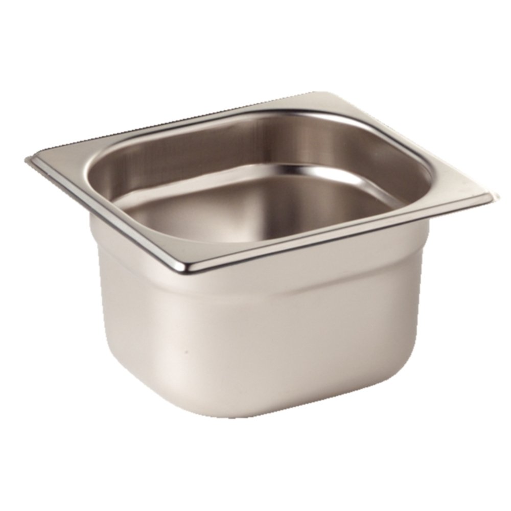 Vogue K995 Stainless Steel 1/6 Gastronorm Pan, 3 L Capacity, 200 mm Depth