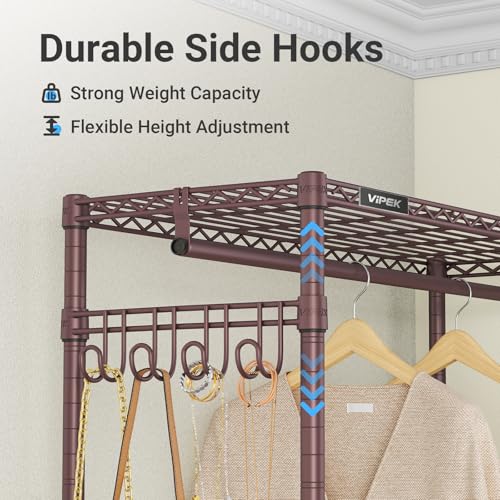 Image of VIPEK R2 Plus Heavy Duty Clothing Rack Rolling Closet for Hanging Clothes