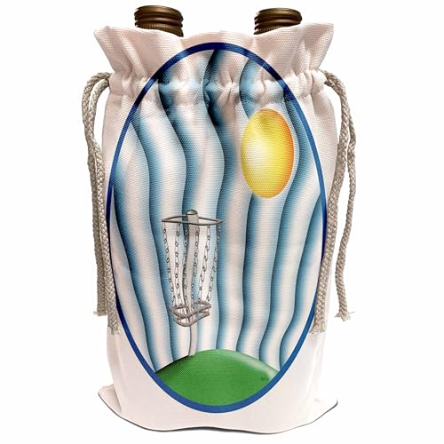 Wine Bag - Heat wave - a frisbee disc golf basket melting in the hot summer sun Disc Golf