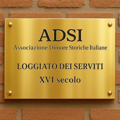 Targa Personalizzata In Ottone Satinato - Incisa Su Misura, Per Porte, Esterni, Casa E Aziende, Made In Italy, Con Opzioni Di Montaggio - Foto 5