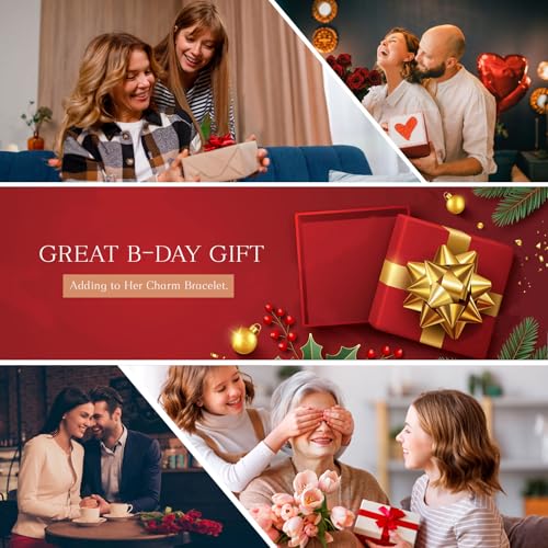 Annmors Spacer Charms for Bracelets 925 Sterling Silver Silicone Stoppers for Women Charm Bracelets4