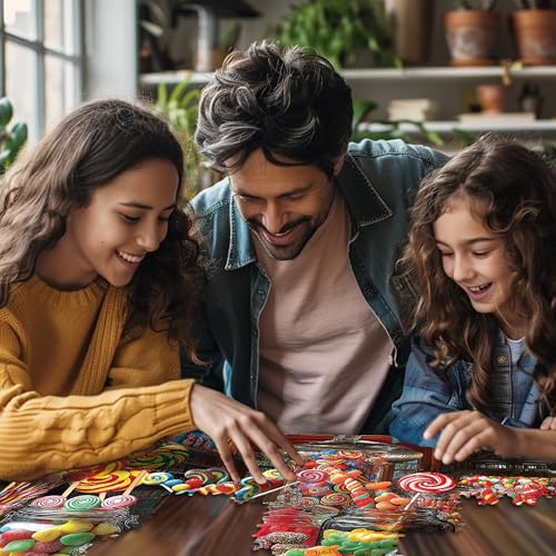Rompecabezas Candy Store de 500 piezas de White Mountain Puzzles | Piezas grandes, regalo para adultos y familia, 18" x 24" miniatura 4