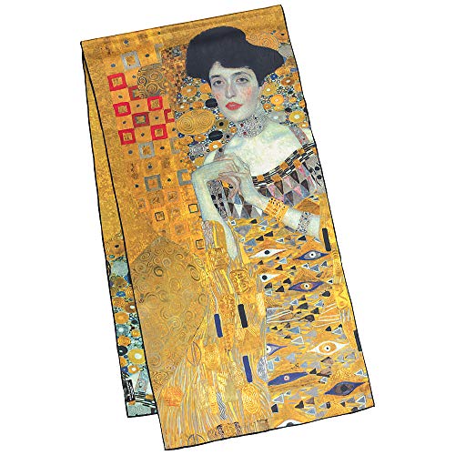 VON LILIENFELD Bufanda Seda Chal Chalina Motivo Arte Gustav Klimt: Adele