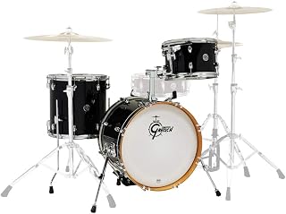 Drums CT1-J483-PB Catalina Club 3 Piece Drum Shell Pack, Piano Black