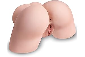 Realistic Male Masturbator for Men with Torso, Pocket Pussy Ass, and Vagina Anal