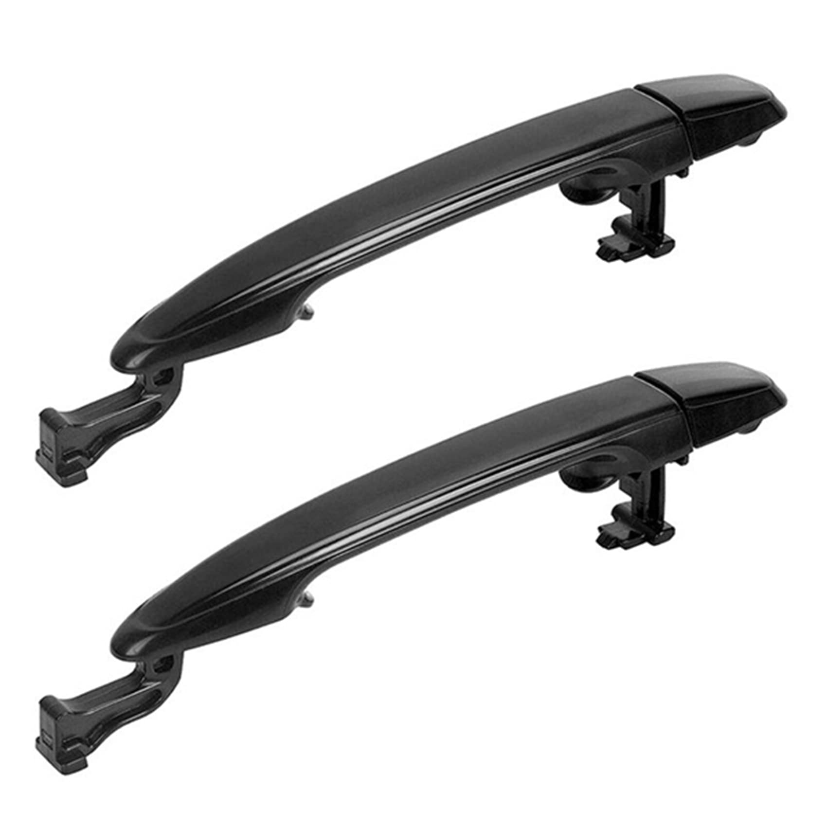 Littimoon 2Pcs Rear Door Handle Exterior Door Handle for- 2004-2010 69213-08020 69227-08040