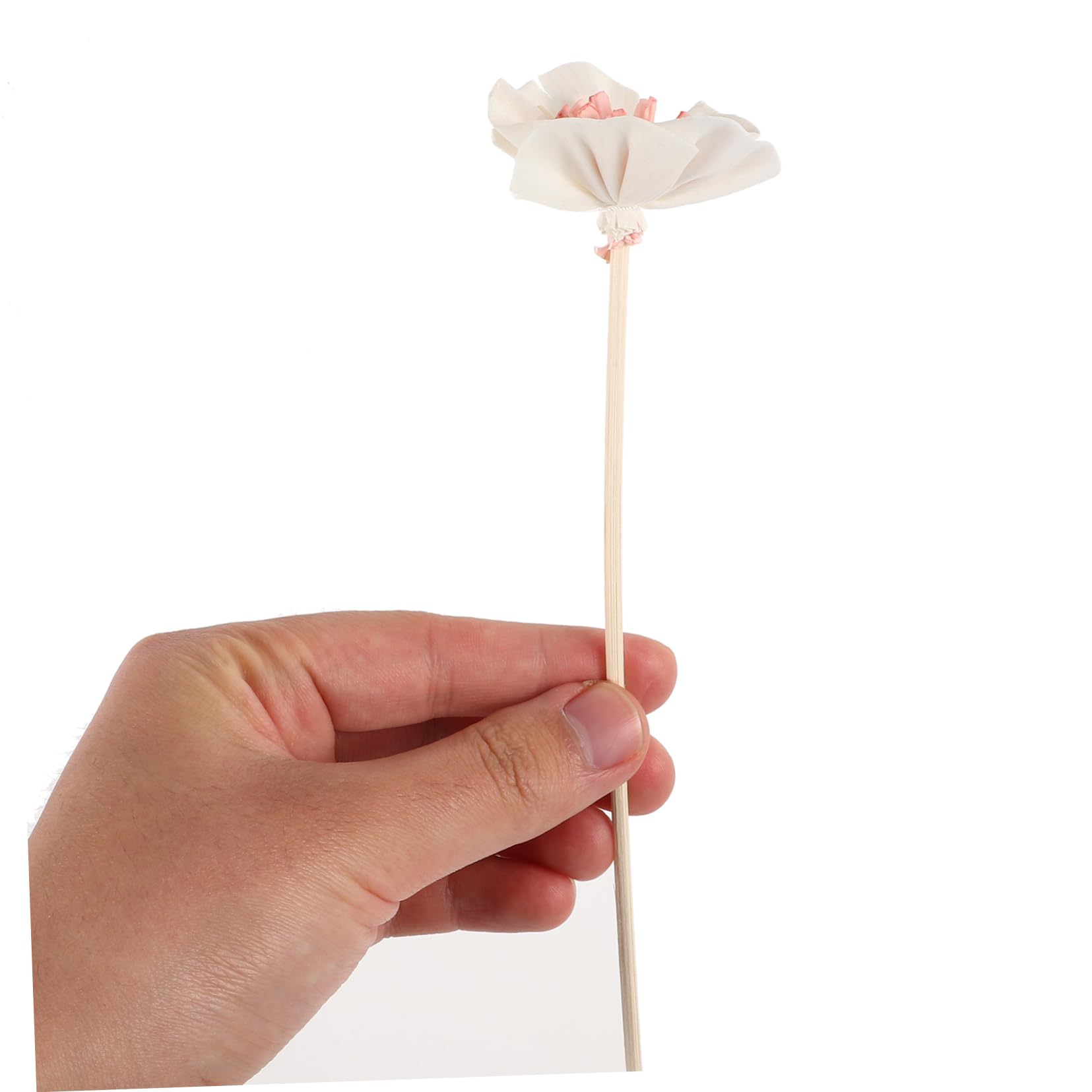 Tofficu 5pcs Bottle Flower Diffuser Sticks Natural Simulation Floral Decor for Essential Oils Fragrance Replacement Sticks for Home Office and Bedroom Use