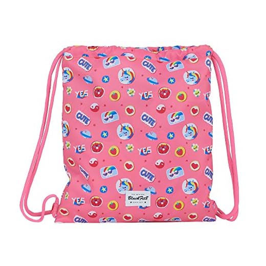 Saco Plano Reciclable Blackfit8 Cute, 350Xx400Mm