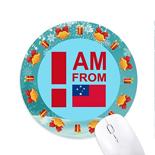 je suis du samoa tapis de souris souris ronds cadeaux de noël