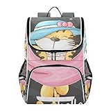 Afficher la taille : 31 x 20 x 41 cm. Assez grand pour tenir un ordinateur portable, des livres, des articles de bureau, etc. C’est une bonne idée de l’emmener en voyage. Les sacs à épaules légers et durables ont une conception multi-poche qui aide à arranger les objets et à garder votre sac en ordre.