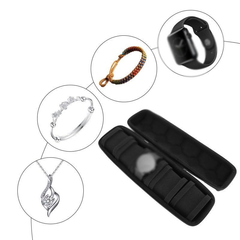 Boîte de montre et mallette de rangement grand format pour bijoux