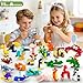 24 Pack Valentines Party Favors Building Set for Kids, 717PCS Animals Blocks Toy for Valentines Day Goodie Bag Stuffers Classroom Reawrds, Easter Birthday Gifts fo Kids Boys Girls Students Age 6-12