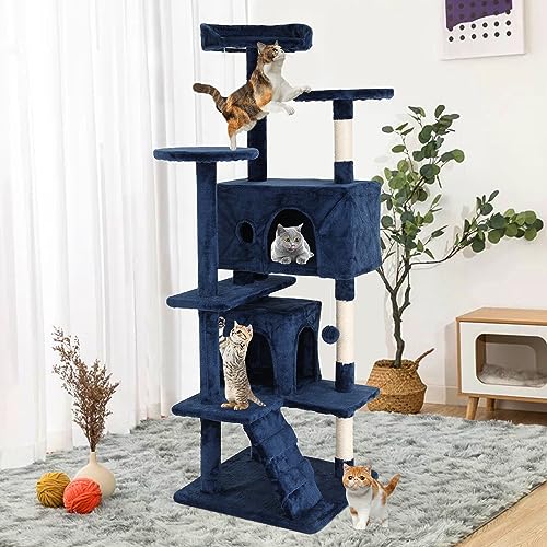 Arbol para Gatos 70 Pulgadas Torre Multi-Niveles con Rascador miniatura 7