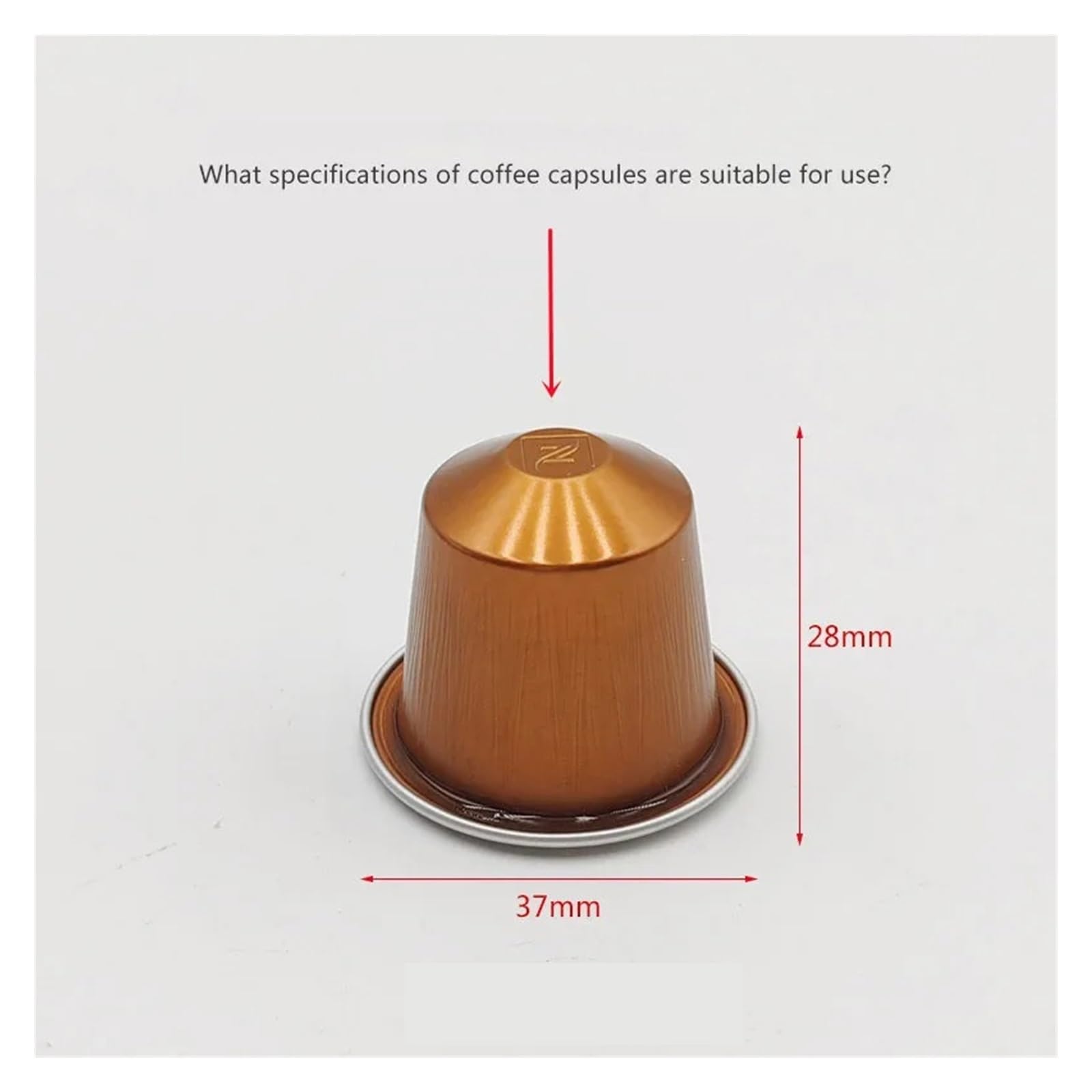 Portafiltro De Café, Cápsula Ergonómica De La Máquina Con Mango De Cápsulas De Café De 51mm, Compatible Con Nespresso, Máquina De Cápsulas