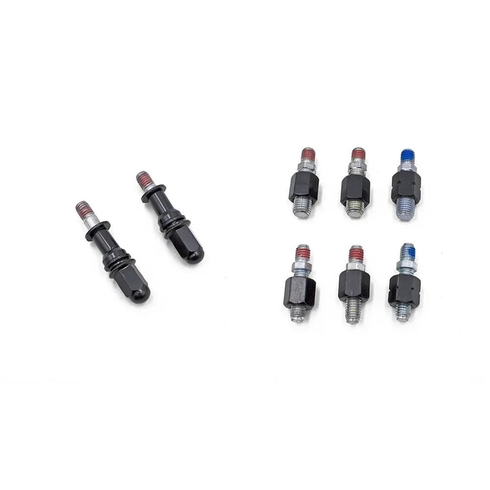 Rétroviseurs latéraux Rétroviseur De Moto M10 pour Harley Softail Standard FXST Glide Electra Road Custom Dyna Touring(Noir 2)