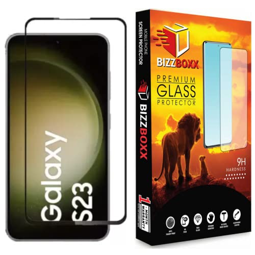 Image of Compatible With SAMSUNG Galaxy S23 5G **DuraGlass**Anti Explosion | Military Grade Tempered Glass | Full Screen Coverage-Edge to Edge | 9H Hardness | With easy Installation Kit (Pack of 1)