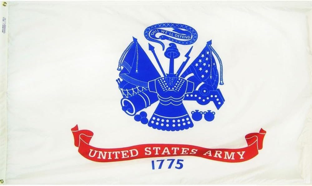 Annin Flagmakers U.S. Army Military Flag USA-Made to Official Specifications, Officially Licensed, 3 x 5 Feet (Model 439035)