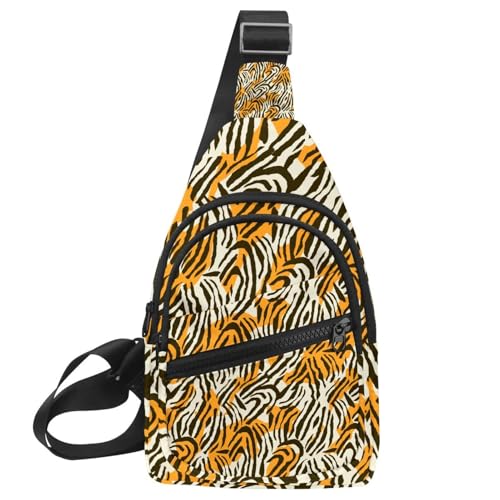 Sac à bandoulière imperméable zébré anti-pluie pour homme et femme actif
