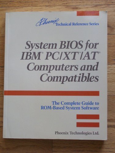 Basic Input and Output Systems for I. B. M. Personal Computer/X.T./A.T ...