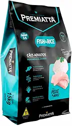 Premiatta Ração Nutricare Fish E Rice Cães Adultos Raças Médias E Grandes 15Kg