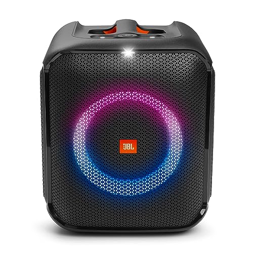 JBL PartyBox Encore Essential luidspreker in zwart - Draagbare, draadloze Bluetooth party luidspreker, IPX4-spatwaterdicht, diepe bas en ingebouwde lichtshow - Afbeelding 3