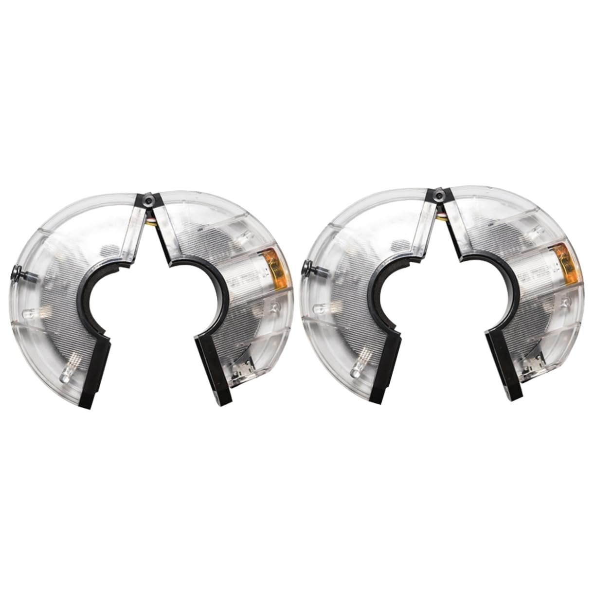 BESPORTBLE LED Bici Impermeabile Spia Ruota di Bicicletta Luce per Bici luci delle Ruote della Bicicletta Auto Spia della Bici mozzi Ciclismo Leggeri plastica Silver
