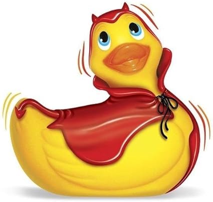 PATITO VIBRADOR DIABLO ROJO : BIG TEAZE TOYS: Amazon.es ...
