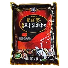 [LENITH] HongSamIn Korean Panax Black Red Ginseng 365 Candy 270g 9.52 oz