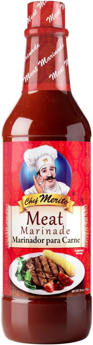 Chef Merito Marinade, Meat, 25 Ounce