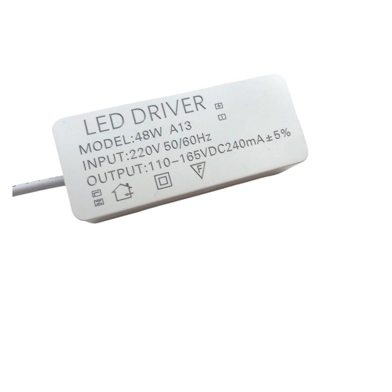 Transformateur LED 48W anti-scintillement ballast redresseur courant constant pour dalle