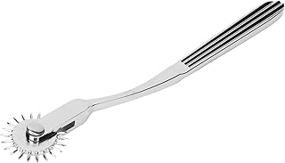 Wartenberg Neuro Pinwheel,Zine Alloy Diagnostic Instrument Pinwheel, Medical Diagnostic Pinwheel with Pin Wheel 22 Metal Spikes,Gear Roller Rolling for Testing Nerve Sensitivity