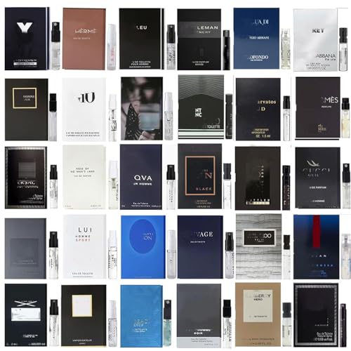 Men's Cologne Sampler Set Discover Random10 Popular Designer Fragrance Vials Featuring Top Brands For Every Occasion Mini Gift
