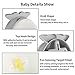 Foryee Potty Training Urinal for Boys Cute Whale with Funny Aiming Target - Gray