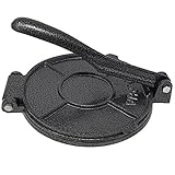 Heavy Gauge 7.5 inch Cast Iron Tortilla Manual Press and Pataconera, Original Flour Corn - Non Stick