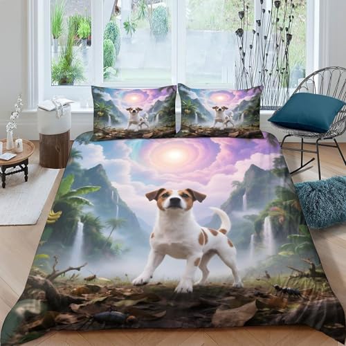 Parure de lit Doberman housse de couette 3D effet super doux pour hommes - 4