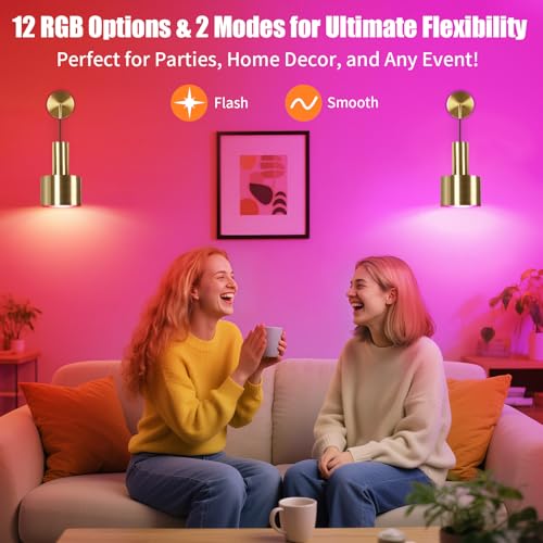 Image of VerRon Rechargeable Battery Operated Wall Sconce Set of Two, Gold Wireless Battery Powered Lights with Dimmable Detachable Bulbs & Remote, Modern Sconces Wall Decor for Bedroom Living Room Hallway