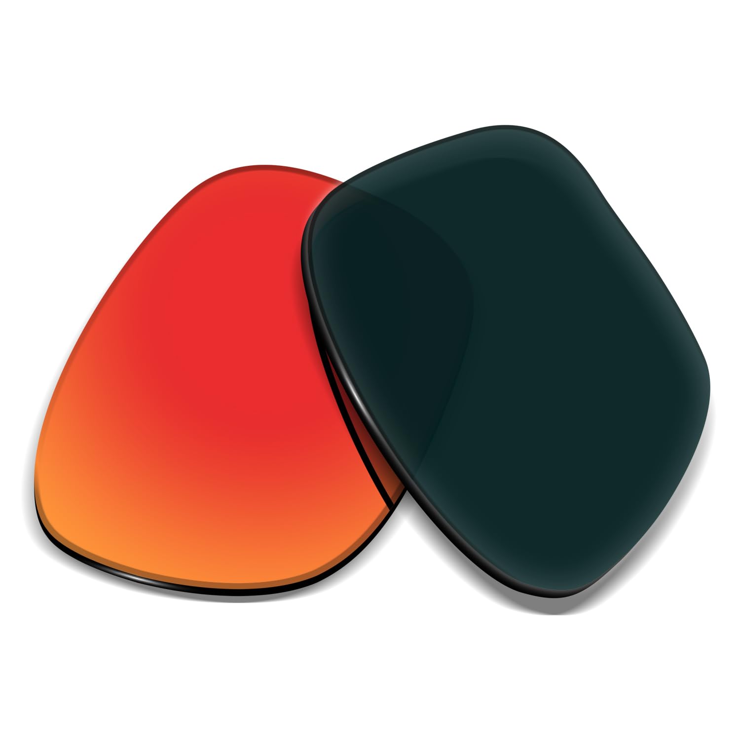 Lenti di ricambio da 1,5 mm compatibili con occhiali da sole Ray-Ban RB4264 da 58 mm, antigraffio e resistenti agli urti