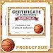 Basketball Achievement Award Certificates - 30 Basketball Team Sports Ceremony Awards Ceremony Paper Achievement Certificates School Student Awards(Basketball Certificate)