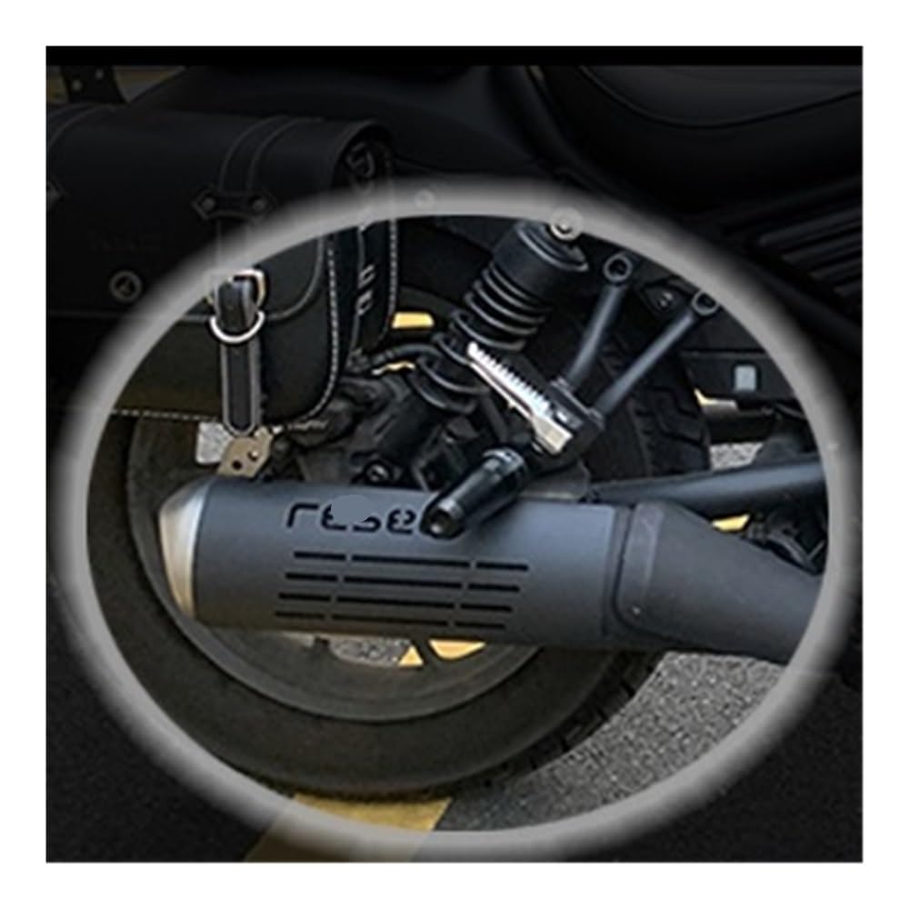 Deflectores Calor Escape para Rebel500 Rebel300 Rebel CMX500 CMX300 Cubierta Protectora De Escape para Motocicleta Silenciador Cubierta De Protección Térmica De Tubo