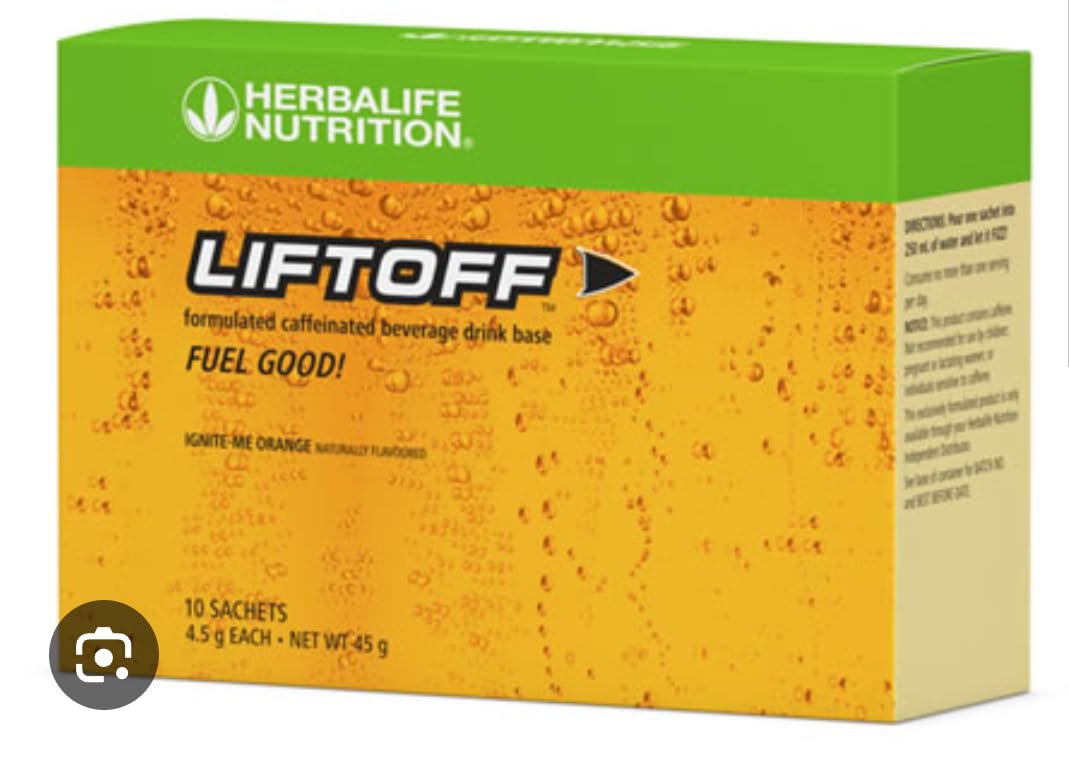 Herbalife Nutrition LIFTOFF Energy Stick Packs -Lemon-Lime Blast - Instant Drink for Natural Boost of Energy, Clears Minds, Improves Concentration, 30 Count (30 Packs), Green Lemon-Lime Blast
