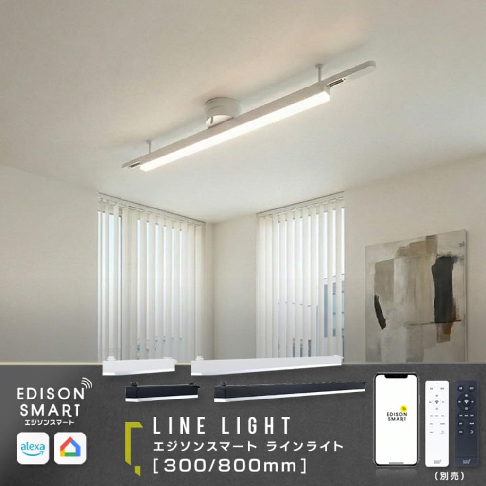 Amazon.co.jp: エジソンスマート ダクトレール用照明 ラインライト