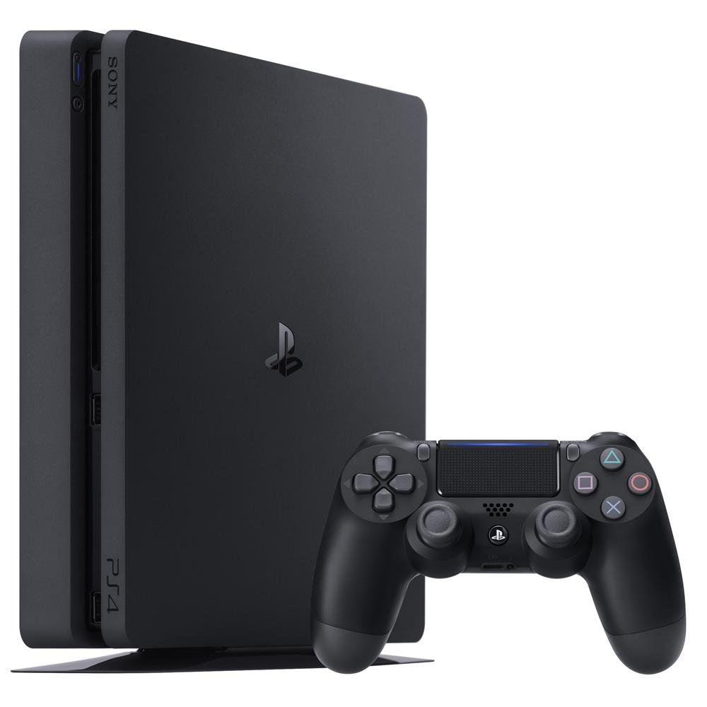 Sony Playstation 4 Slim Console 500GB Jet Black PS4 : Amazon.co.uk