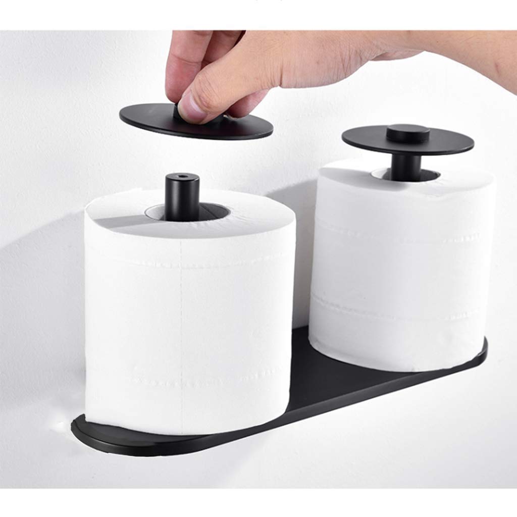 Wall Mounted Roll Toilet Paper Holder， Dispenser for Bathroom Storage - Wall Mount