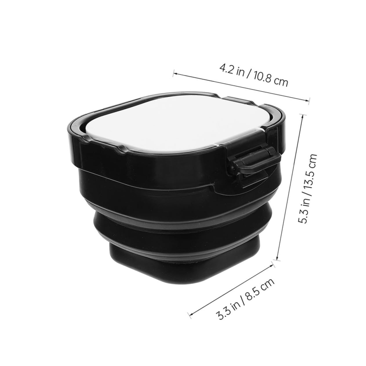 Beatifufu Silicone Paint Brush Bucket Portable Paint Brush Washer for Artists Students