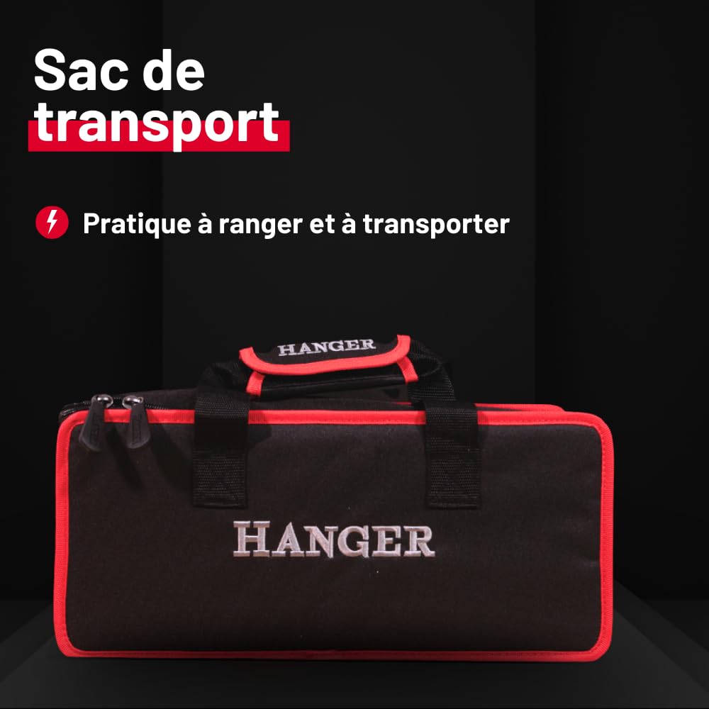 Scie d'élagage sans fil 18V avec batterie 2Ah et chargeur – Guide 12 cm – Scie élagueuse compacte, légère et puissante