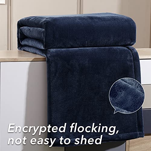 Lbro2M Flannel Fleece Bed Blanket, Queen Size Super Soft Warm Fuzzy Microfiber Velvet Plush Throw Lightweight Cozy Couch Blankets, All Season Use #TOP5